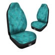 Argyle Turquoise Print Pattern Car Seat Covers