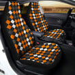 Argyle Halloween Print Pattern Car Seat Covers