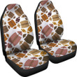 American Football Rugby Ball Pattern Print Universal Fit Car Seat Covers