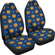 Blue Basketball Pattern Print Universal Fit Car Seat Cover