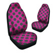 Red And Black Polka Dot Car Seat Covers