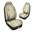 Drawing Summer Color Print Pattern Car Seat Covers