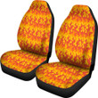 Fire Flame Print Pattern Universal Fit Car Seat Covers