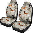 Equestrian Pattern Print Universal Fit Car Seat Covers