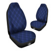 Argyle Navy Blue Print Pattern Car Seat Covers