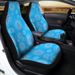 Chakra Vishuddha Print Pattern Car Seat Covers