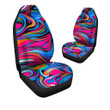 Abstract Trippy Paint Car Seat Covers