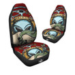 Aliens Area 51 Print Car Seat Covers