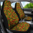 Reggae Rasta Print Pattern Universal Fit Car Seat Cove