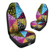 Bandana Paisley Colorful Square Print Car Seat Covers