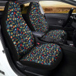 Amusement Park Colorful Print Pattern Car Seat Covers