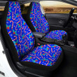 Candy And Christmas Berry Print Pattern Car Seat Covers