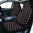 Black And White Tiniy Polka Dot Car Seat Covers