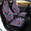 American Flag Grunge Print Pattern Car Seat Covers