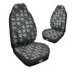 Dot 3D Geometric Print Pattern Car Seat Covers