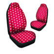 Red Tiny Polka Dot Car Seat Covers