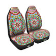 Decorative Colorful Ornament Tribal Ethnic Print Car Seat Covers