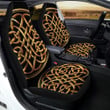 Celtic Knot Golden Print Car Seat Covers