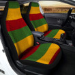 Reggae Knitted Print Pattern Car Seat Covers