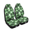 Card Suits Green Playing Print Pattern Car Seat Covers