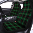 Black Green Plaid Tartan Car Seat Covers