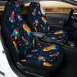 Rockets Space Print Pattern Car Seat Covers