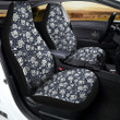 Baseball Black Print Pattern Car Seat Covers