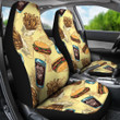 Fastfood Pattern Print Universal Fit Car Seat Covers
