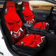 Bandana Red Hannya Demon Print Car Seat Covers