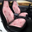 Animal Paw White And Pink Print Pattern Car Seat Covers