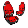 Bandana Red Hannya Demon Print Car Seat Covers
