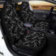 Dragonfly Black Print Pattern Car Seat Covers