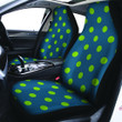 Emerald Green Polka Dot Car Seat Covers