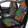 Dinosaur T-Rex Graffiti Printt Car Seat Covers