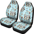 Dream Catcher Blue Feather Universal Fit Car Seat Cover