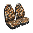 Abstract Tiger Skin Grunge Print Car Seat Covers