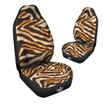 Abstract Tiger Skin Grunge Print Car Seat Covers
