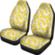 Banana Dot Pattern Print Universal Fit Car Seat Cover