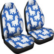 Alpaca Print Pattern Universal Fit Car Seat Covers