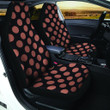 Black Brown Polka Dot Car Seat Covers