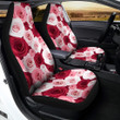 Red And Pink Rose Floral Car Seat Covers