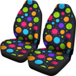 Bacteria Virus Pattern Print Universal Fit Car Seat Covers