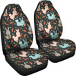 Carrot Rabbit Bunny Pattern Print Universal Fit Car Seat Cover