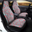 Candy Cane Christmas Print Pattern Car Seat Covers
