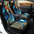 Abstract Wavy Psychedelic Car Seat Covers