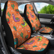 Alpaca Cactus Pattern Print Universal Fit Car Seat Covers