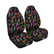 Feather Native Print Pattern Car Seat Covers
