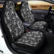 Black And White Chinese Tiger Print Pattern Car Seat Covers