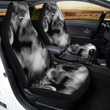 Abstract Psychedelic Liquid Smoke Print Car Seat Covers