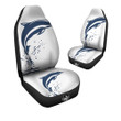 Dolphins Jump On Waves Print Car Seat Covers